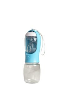 DISPENSADOR PEQUEÑO PORTATIL 2 en 1 MASCOTAS 350ML