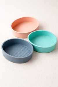 MOLDE OVALADO DE SILICONA PARA PASTELES