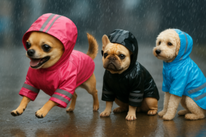 CAPA DE LLUVIA PARA MASCOTAS