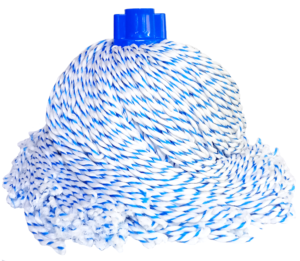 TRAP. COPA REPUESTO MICROFIBRA BLANCO AZUL